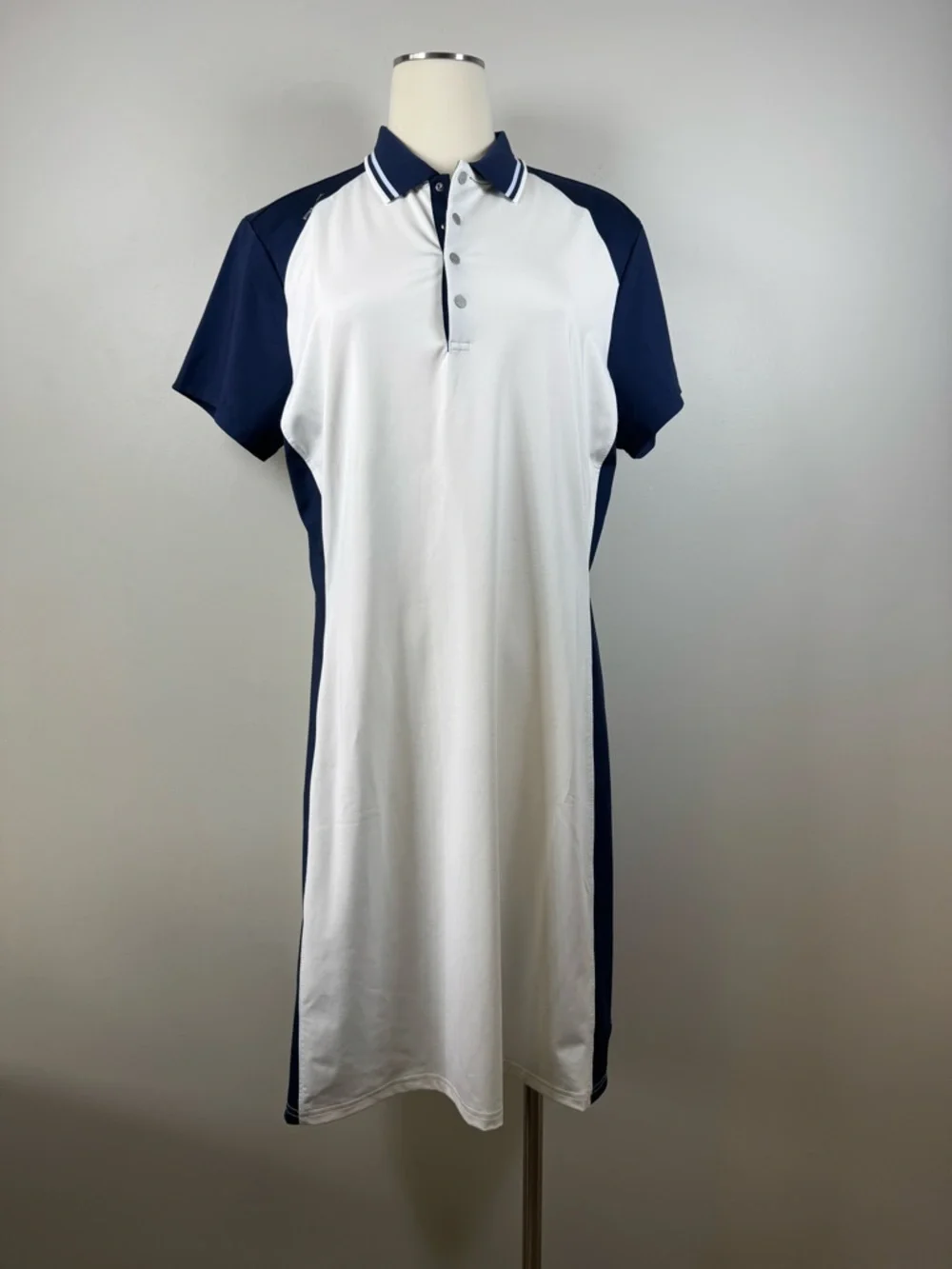 RLX RALPH LAUREN
Color-Blocked A-Line Polo Women's Short Sleeve Golf Dress XL - Picture 3 of 10